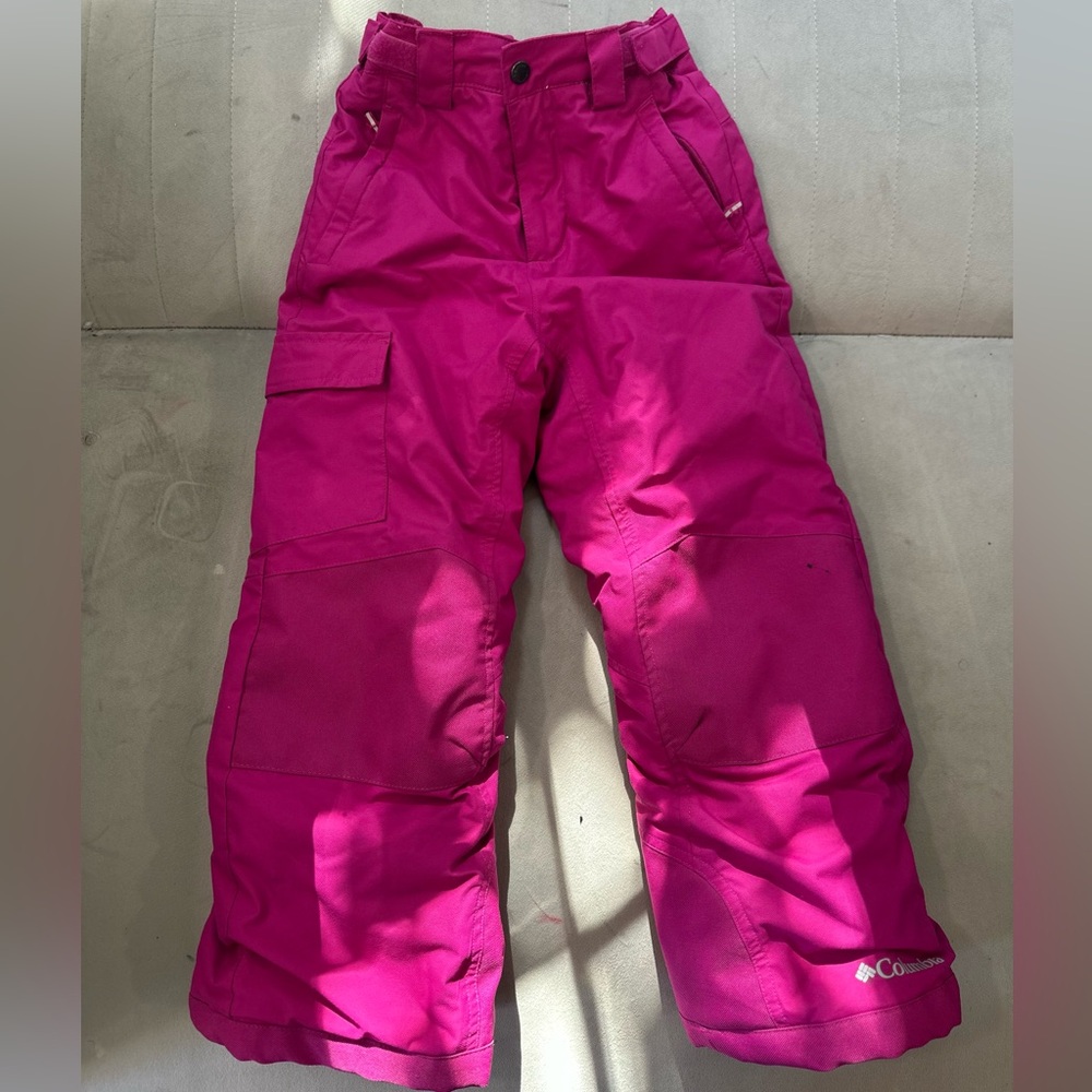 Columbia Kids' Fuchsia Snow Pants
